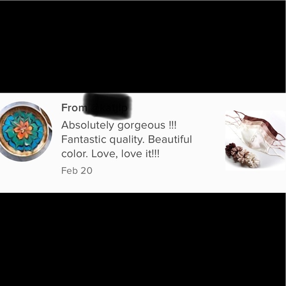 SILK FACE MASK WITH SCRUNCHIE - Picture 13 of 14